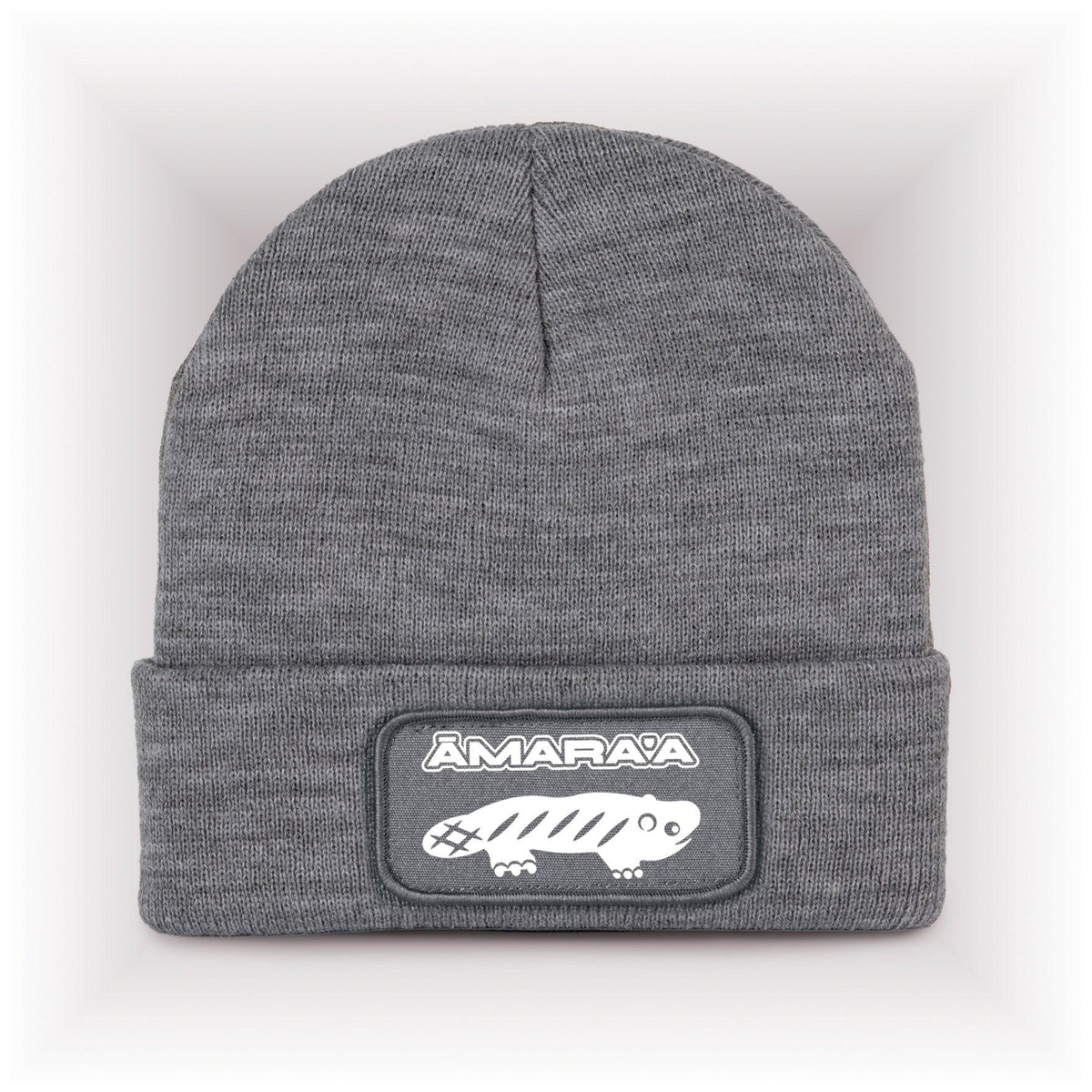 AMARA-A AM01 Gorro con parche White -  Oxford Grey