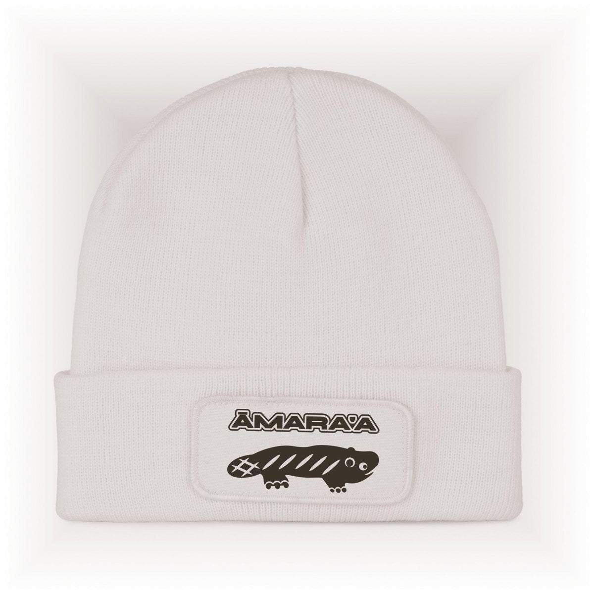 AMARA-A AM01 Gorro con parche Black - White