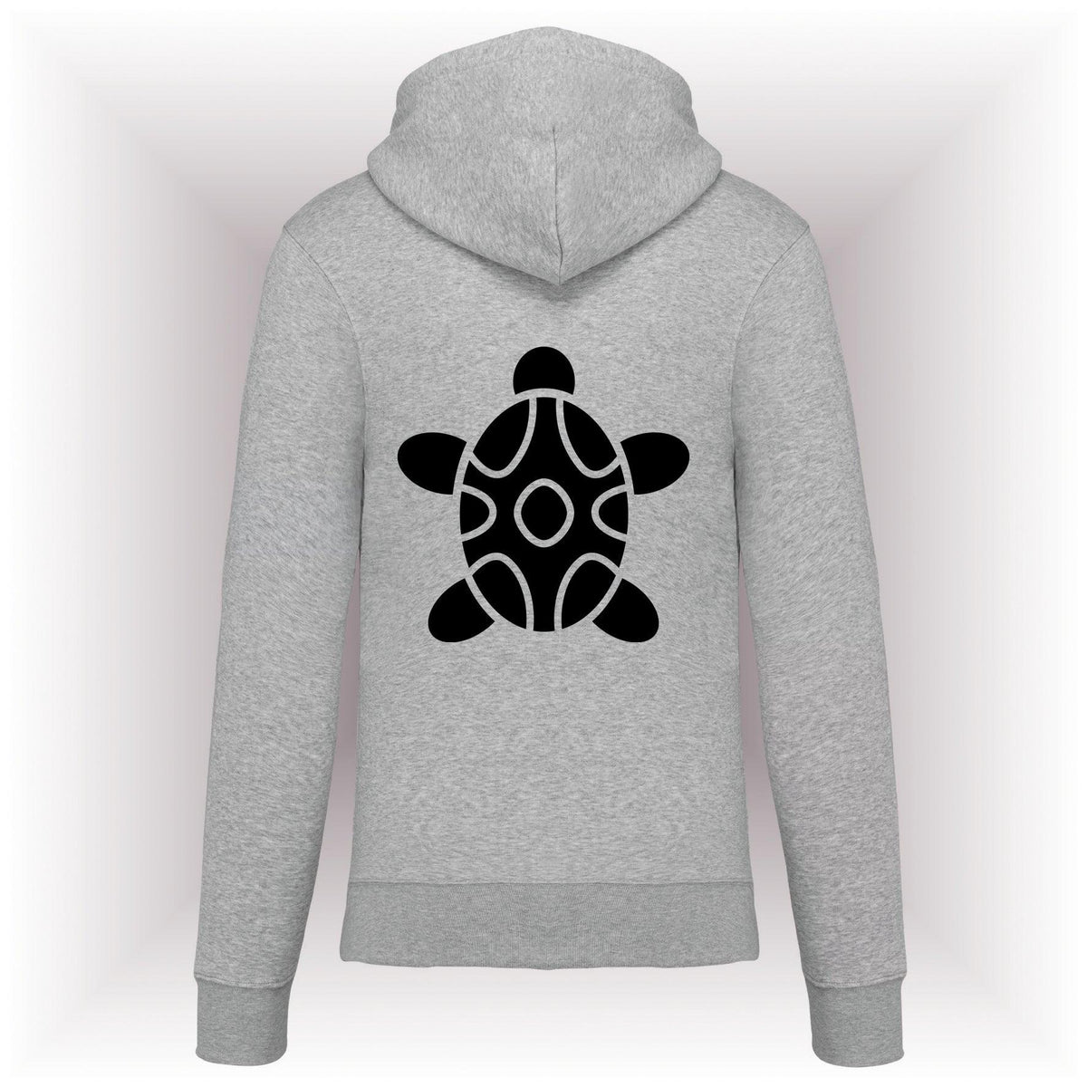 AMARA-A AM08 Sudadera capucha y cremallera TORTUGA BLACK-OXFORD GREY