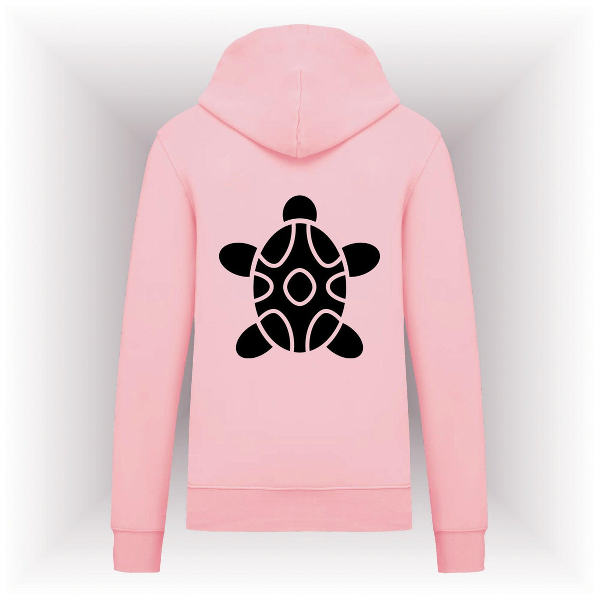 AMARA-A AM10 Sudadera capucha TORTUGA BLACK - PALE PINK