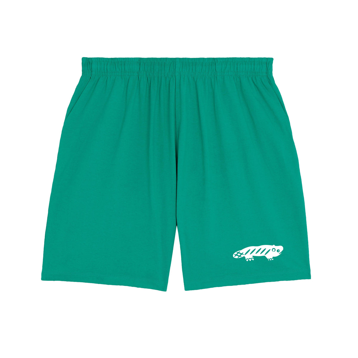 AMARA-A BS25 Ajolote Shorts WHITE - GREEN
