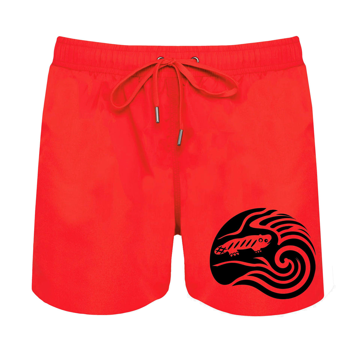 AMARA-A BS10 Bañador Ola medio  BLACK - RED