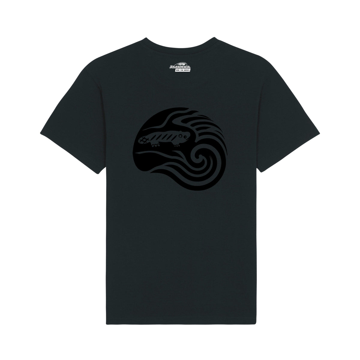 AMARA-A BS13 - T Shirt Ola Grande Back - BLACK - BLACK