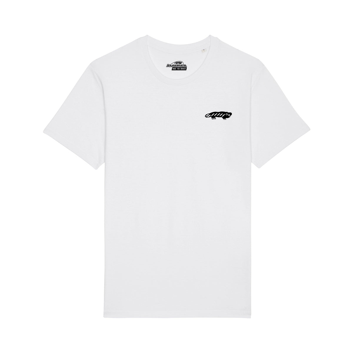 AMARA-A BSP1 - T Shirt Small Ajolote BLACK - WHITE