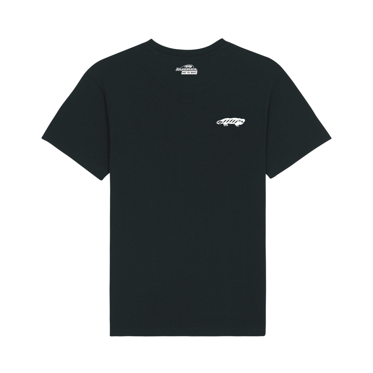 AMARA-A BSP1 - T Shirt Small Ajolote WHITE - BLACK