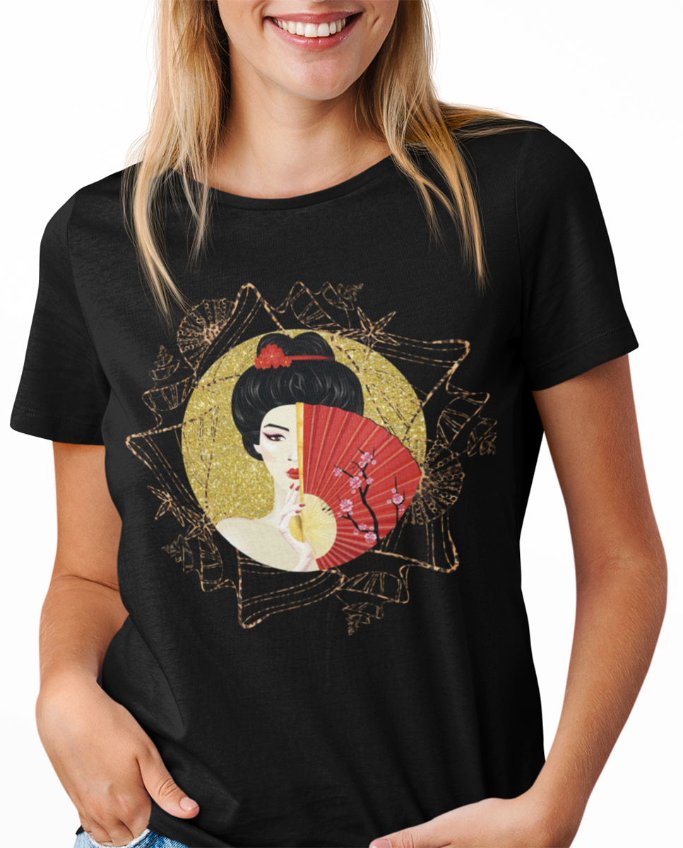 HYD T-shirt TSF Geisha Limited - BLACK