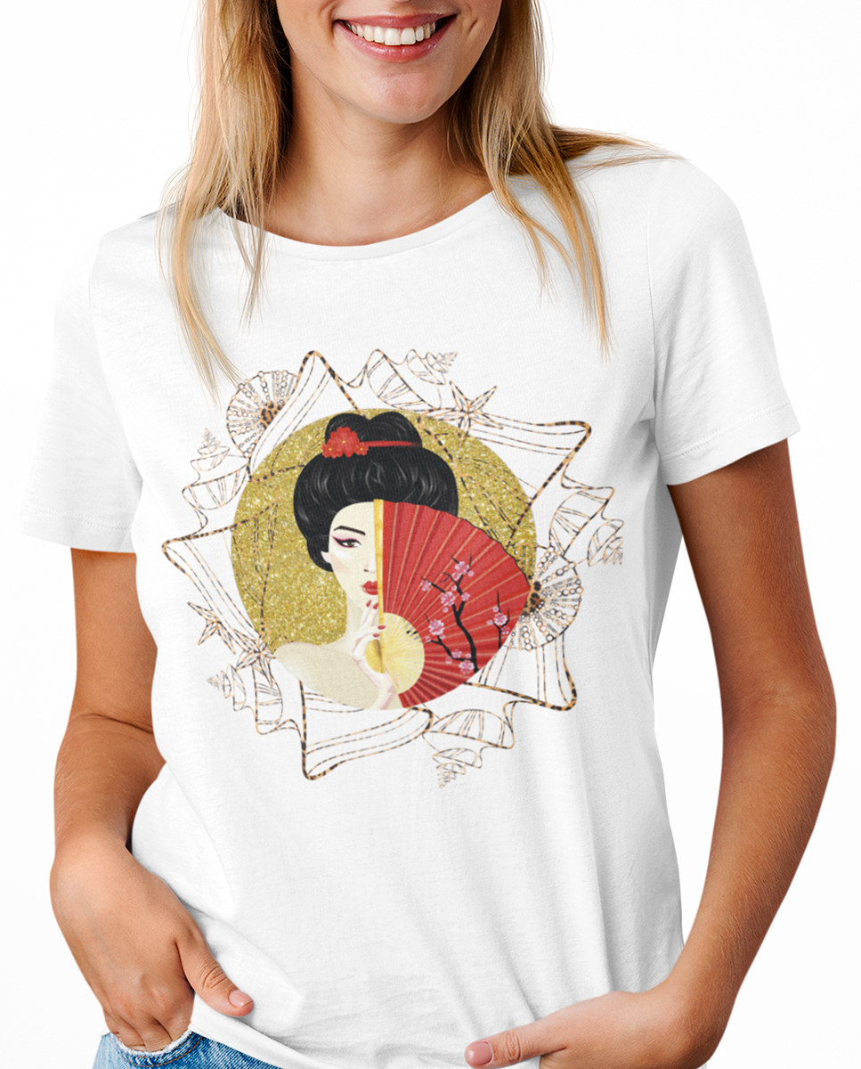 HYD T-shirt TSF Geisha Limited - WHITE