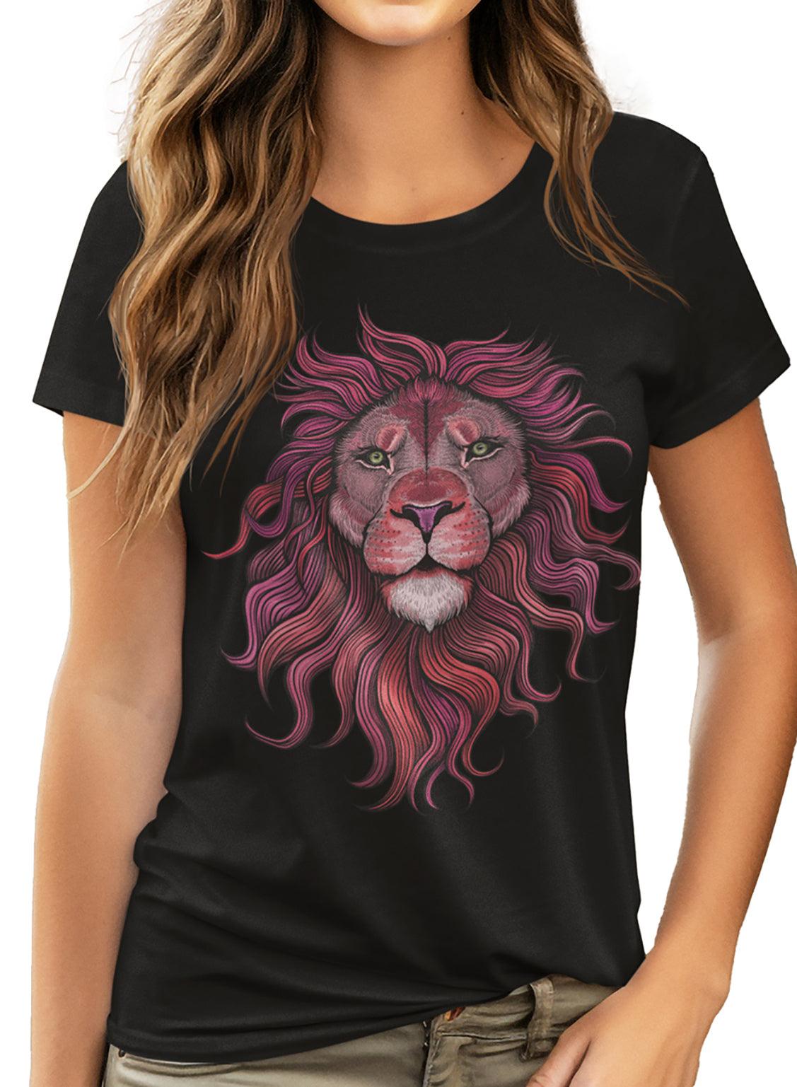 T-shirt TSF Lion - Black - BEST LUXURY STYLE AND ITALIAN CULTURE