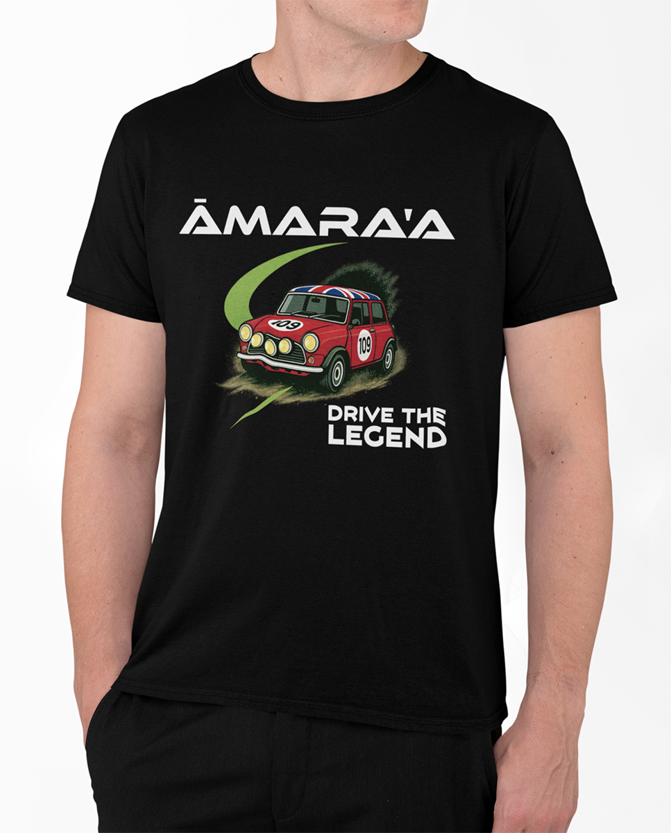AMARA-A BR01 - T Shirt DRIVE THE LEGEND 109 BLACK