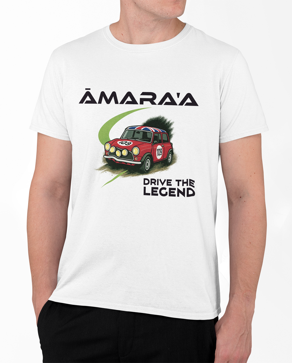 AMARA-A BR01 - T Shirt DRIVE THE LEGEND 109 WHITE