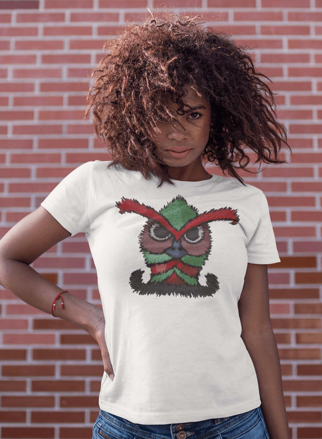 T-shirt TSF Mr. Angry 3D - White - BEST LUXURY STYLE AND ITALIAN CULTURE
