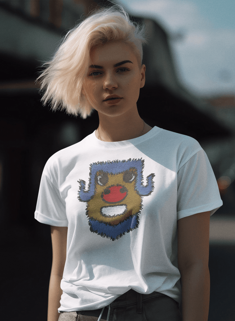 T-shirt TSF Mr. Jolly 3D - White - BEST LUXURY STYLE AND ITALIAN CULTURE