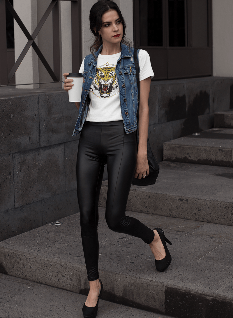T-shirt TSF Tiger Circle - White - BEST LUXURY STYLE AND ITALIAN CULTURE