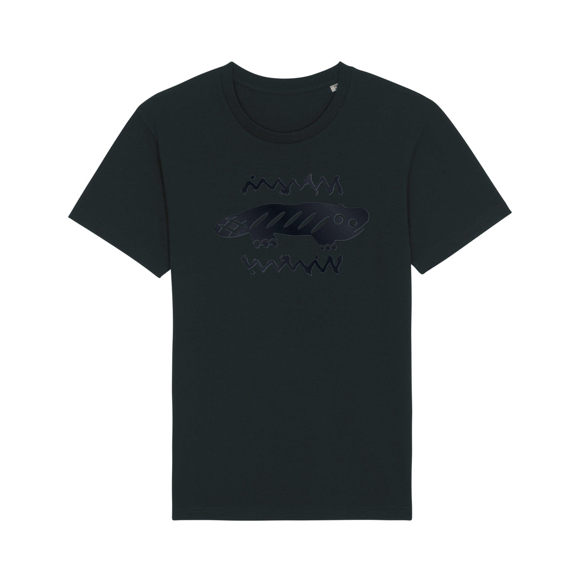 AMARA-A BA01 - T Shirt AJOLOTE ADVENTURE BLACK BLACK