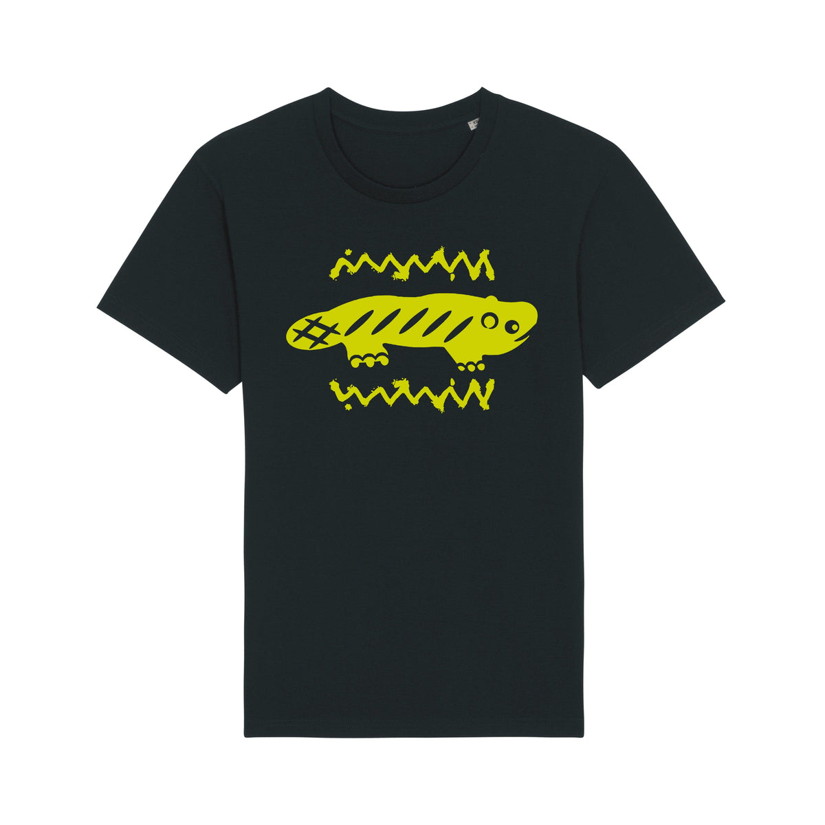 AMARA-A BA01 - T Shirt AJOLOTE ADVENTURE GREEN - BLACK