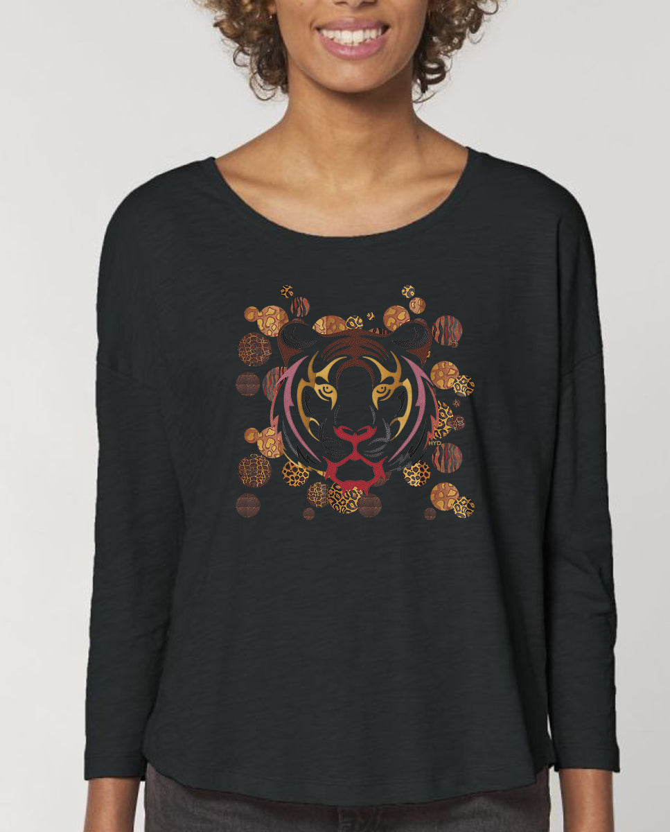 HYD T-shirt TSW Tiger W BLACK