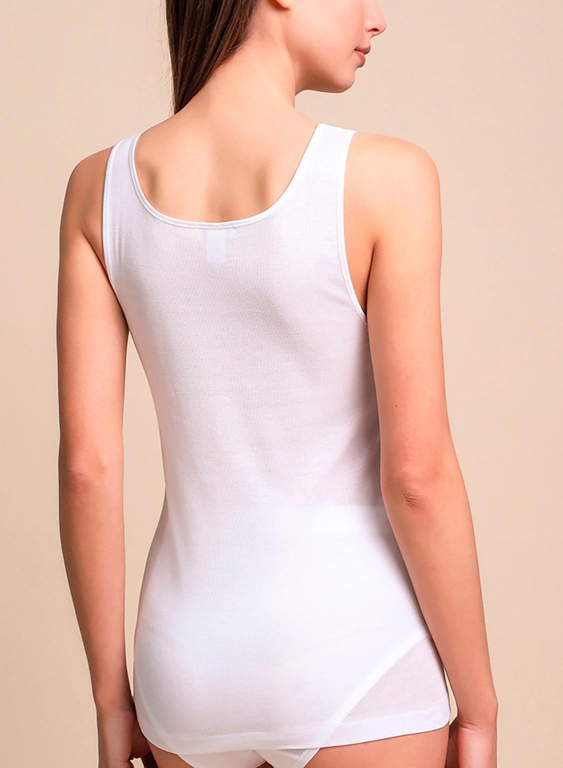 V124-Camiseta interior Algodón - BEST LUXURY STYLE AND ITALIAN CULTURE