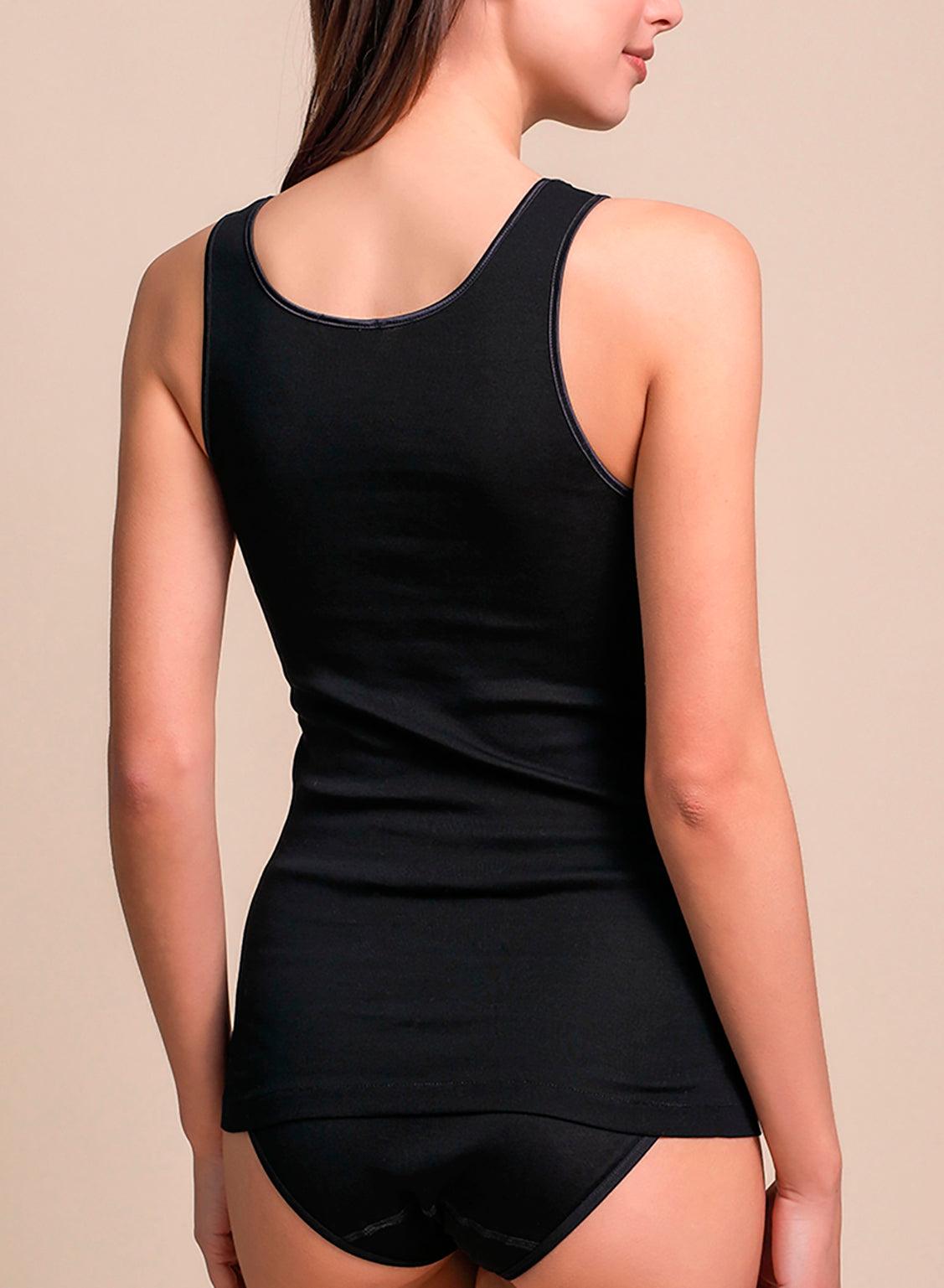 V124-Camiseta interior Algodón - BEST LUXURY STYLE AND ITALIAN CULTURE