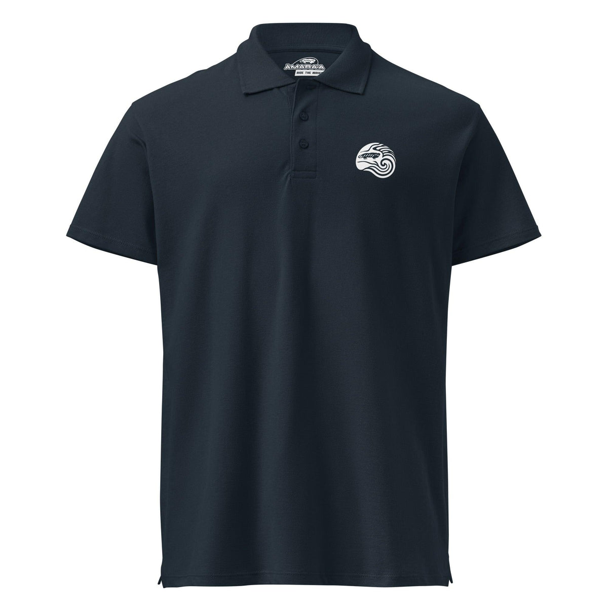 AMARA-A BS22 Polo Ola - WHITE - NAVY