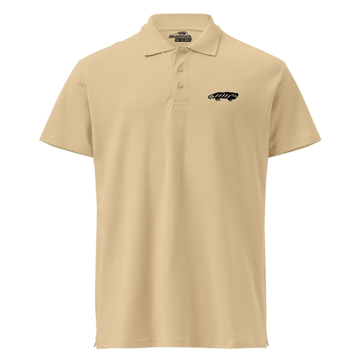 AMARA-A BS02 Polo Ajolote pequño BLACK - ARENA