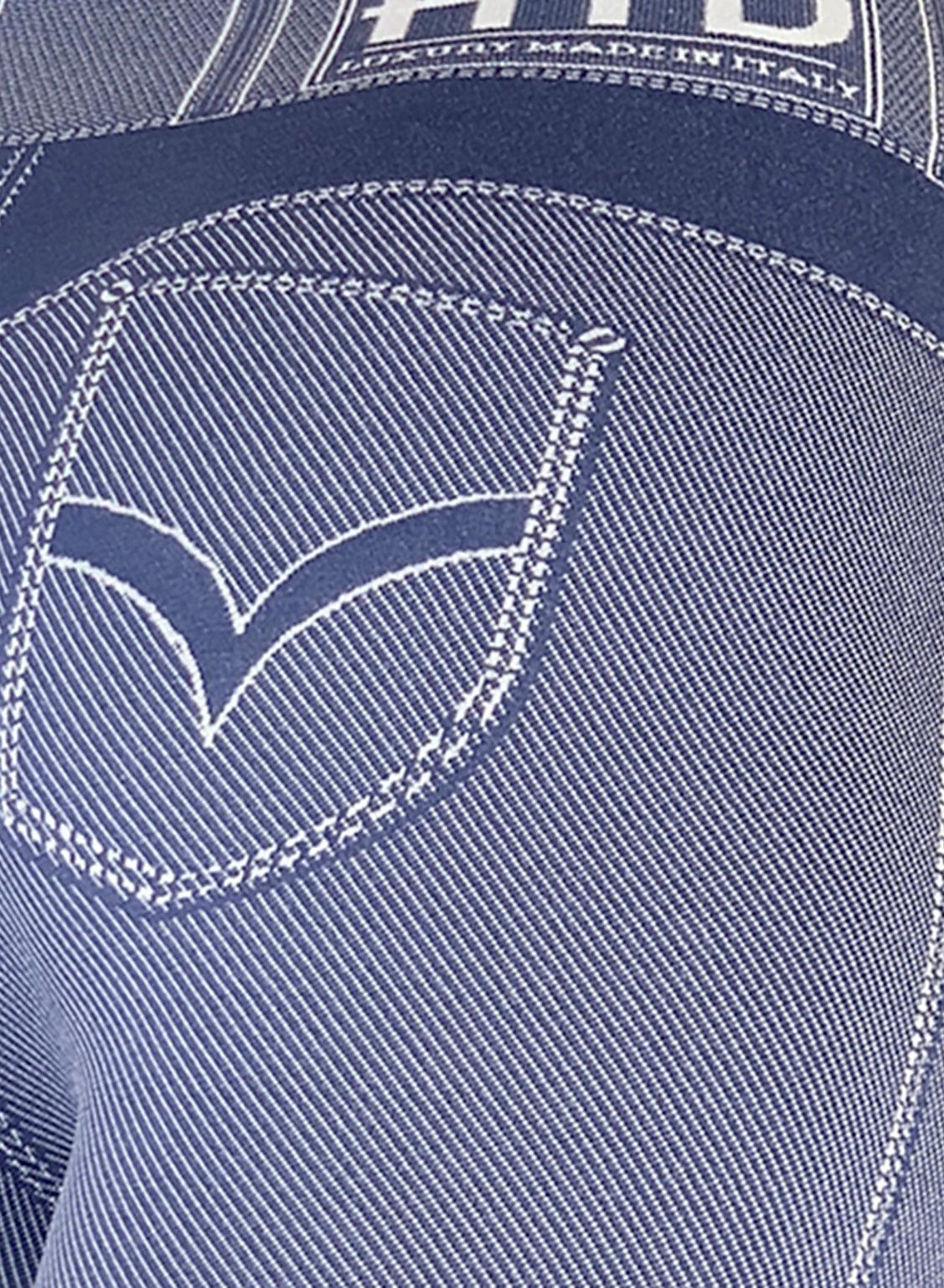Deco Leg Silhouette Denim - BEST LUXURY STYLE AND ITALIAN CULTURE