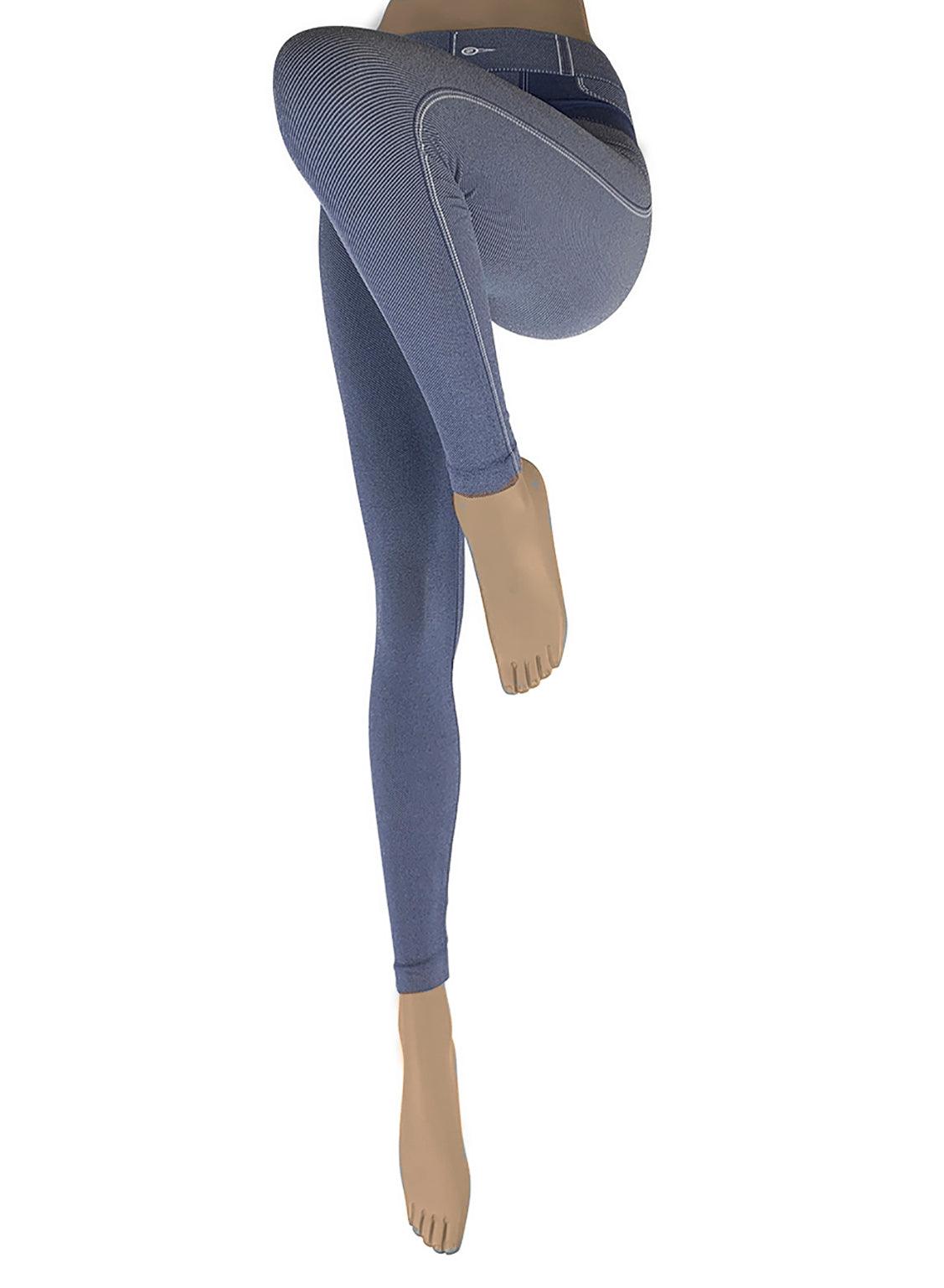 Deco Leg Silhouette Denim - BEST LUXURY STYLE AND ITALIAN CULTURE