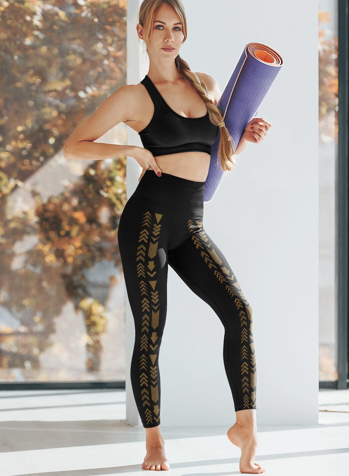 Legging CITY BRONZE TRANSFER Black - BEST LUXURY STYLE AND ITALIAN CULTURE