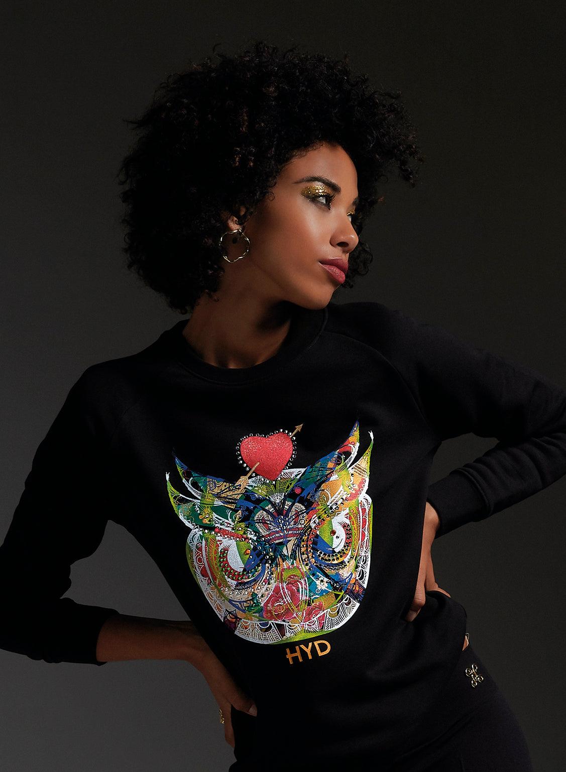 Sweater SWF Gufo Limited - Black - BEST LUXURY STYLE AND ITALIAN CULTURE