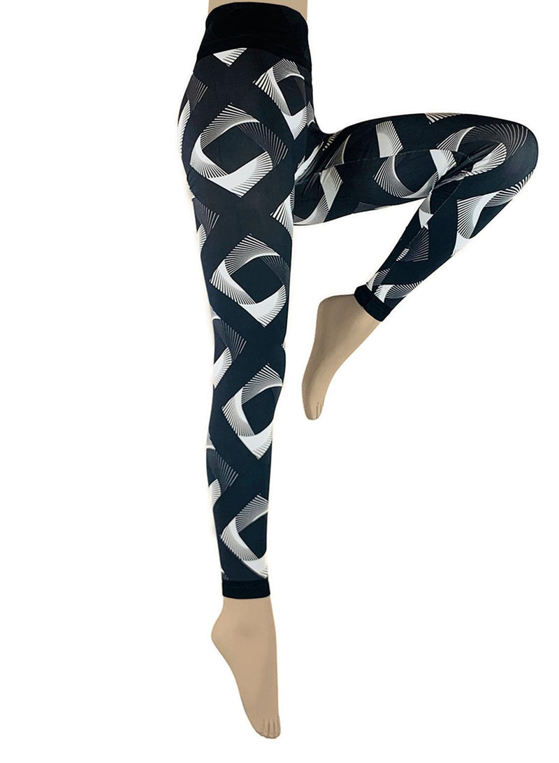 Legging Optical BN - BEST LUXURY STYLE AND ITALIAN CULTURE