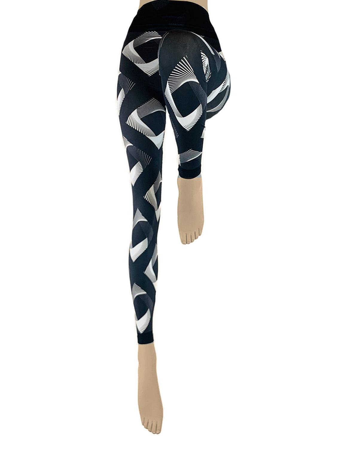 Legging Optical BN - BEST LUXURY STYLE AND ITALIAN CULTURE
