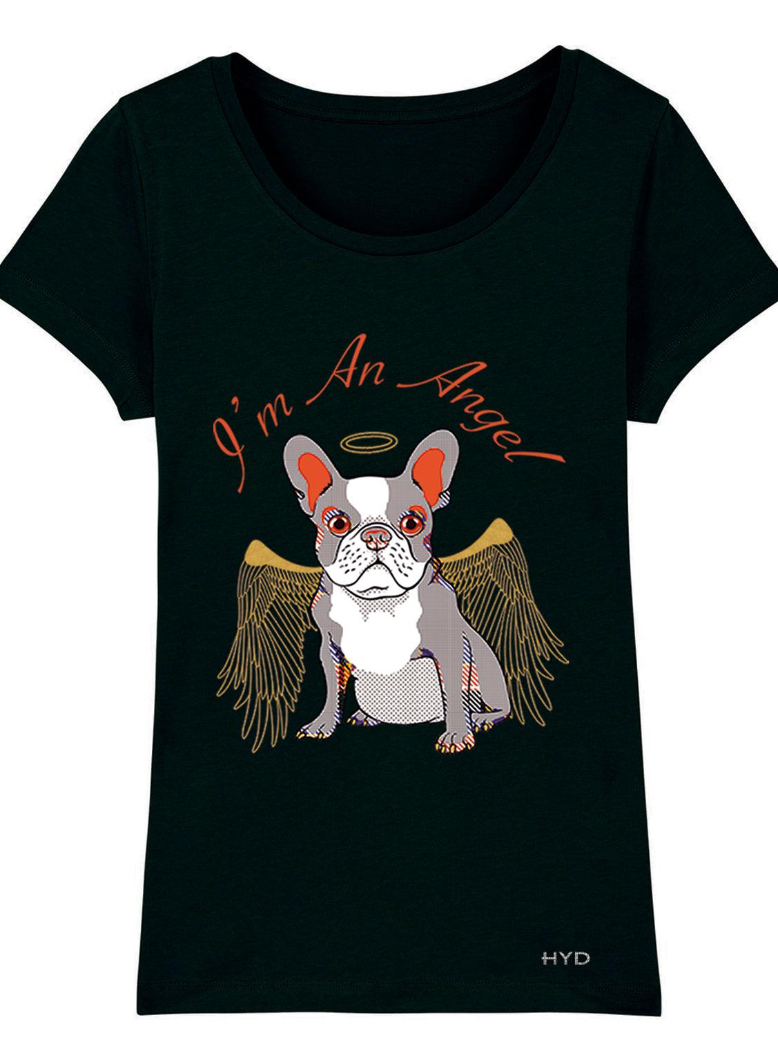 T-shirt TSF French Bulldog Limited - Black - BEST LUXURY STYLE AND ITALIAN CULTURE