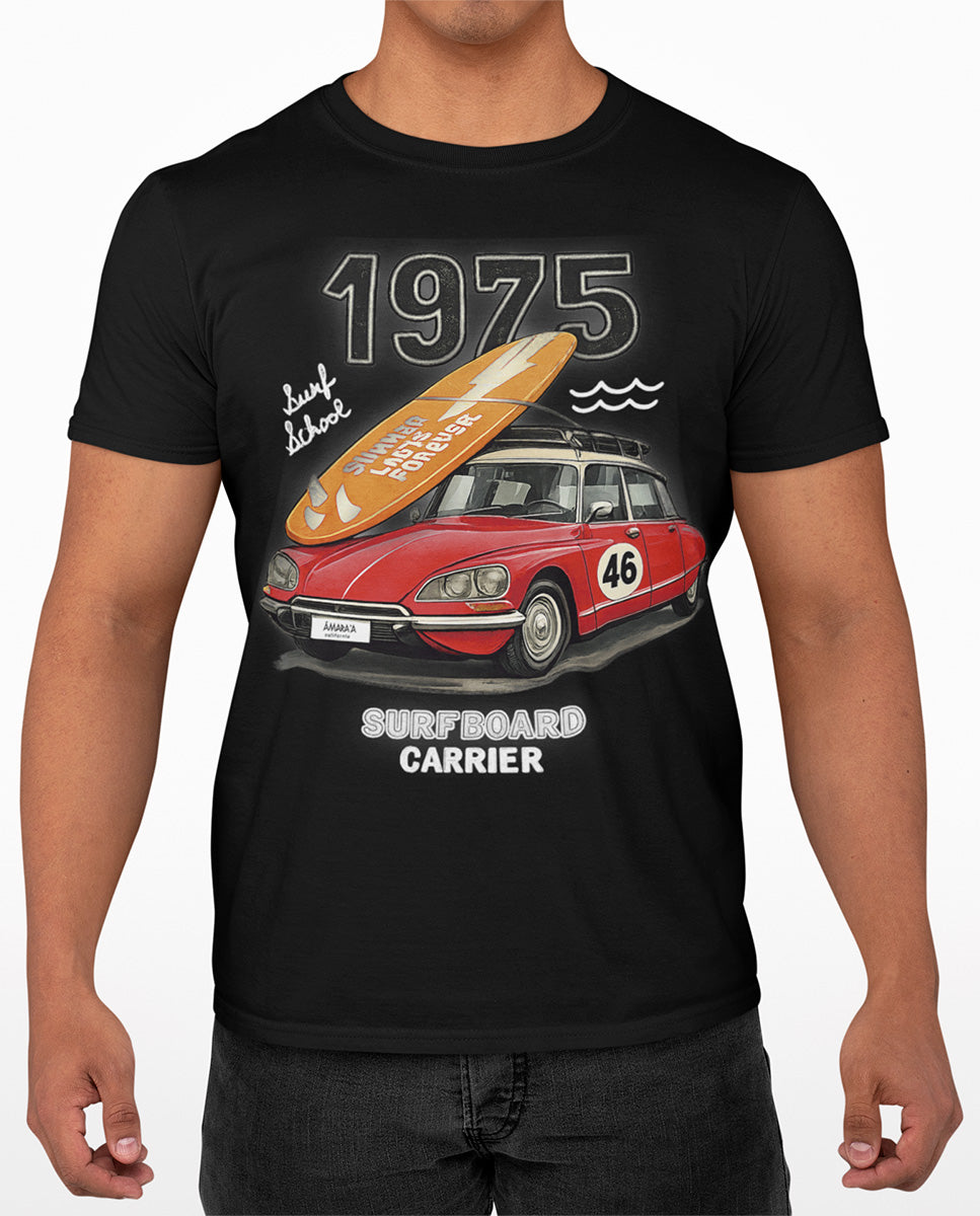 AMARA-A BA22 - T Shirt Unisex AMARA’A Surf trip 75/46 - BLACK