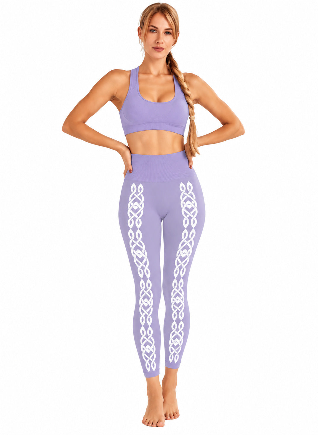 HYD Legging VISION WHITE TRANSFER Digital Lavander