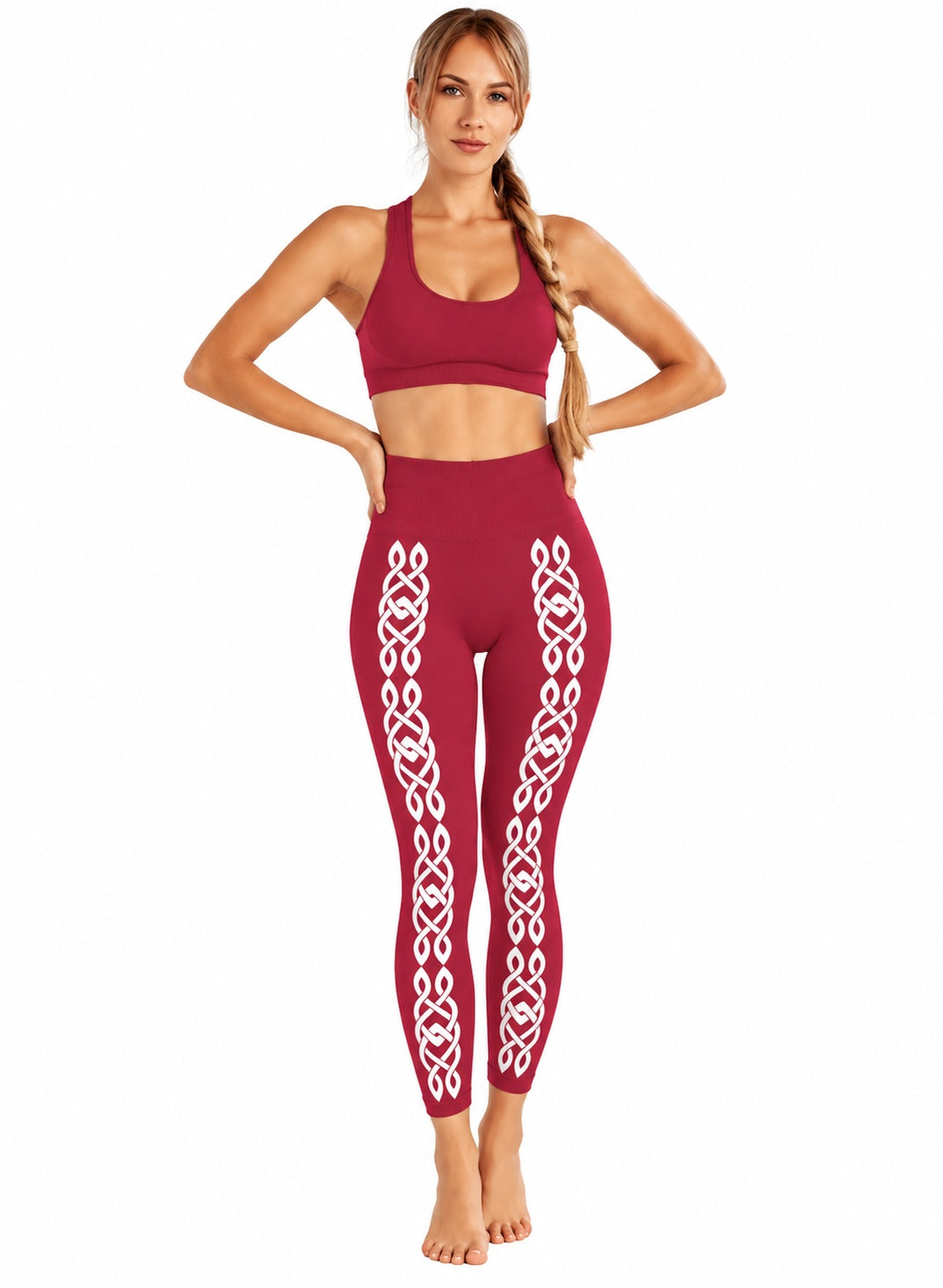 HYD Legging VISION WHITE TRANSFER Viva Magenta