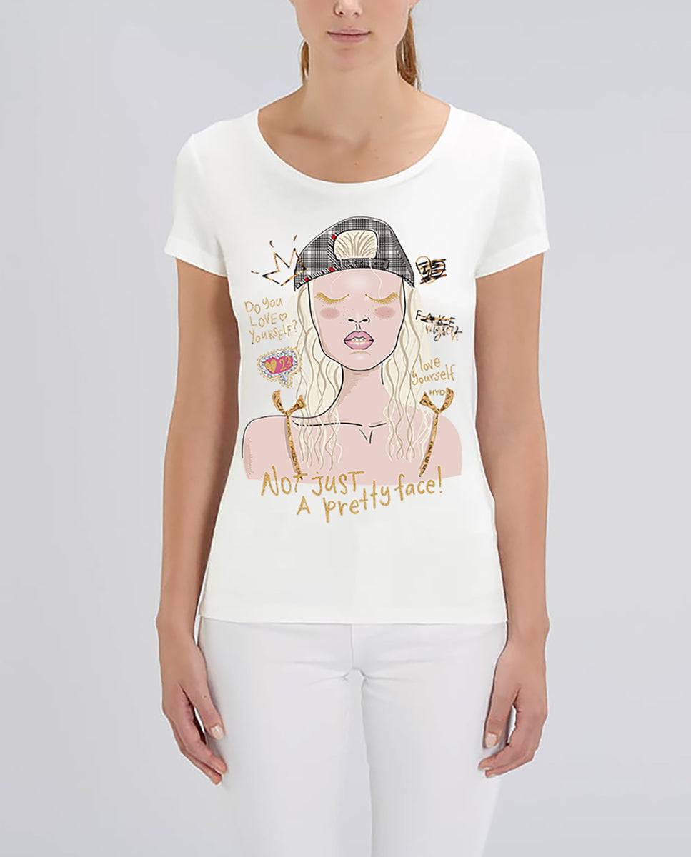 HYD T-shirt TSF Pretty L White