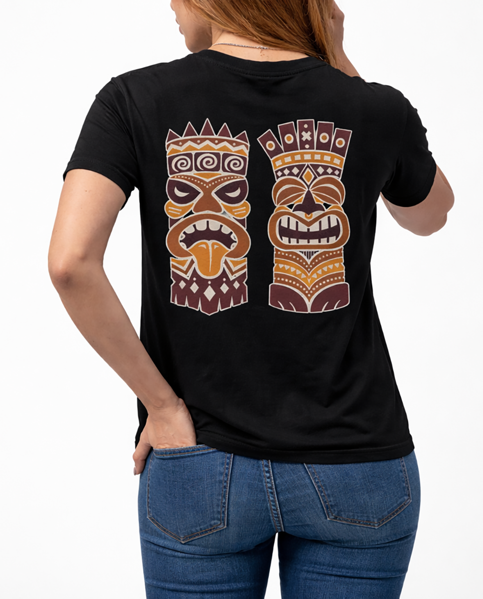 AMARA-A BA15 - T Shirt Unisex AMARA’A Totem - BLACK