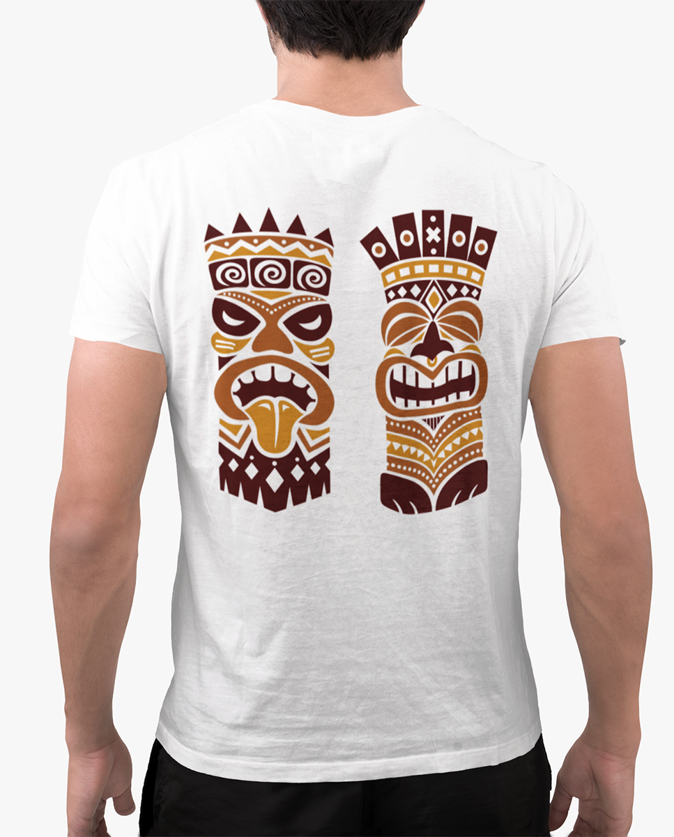 AMARA-A BA15 - T Shirt Unisex AMARA’A Totem - WHITE