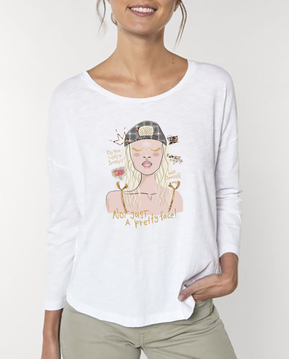 HYD T-shirt TSF Pretty W White