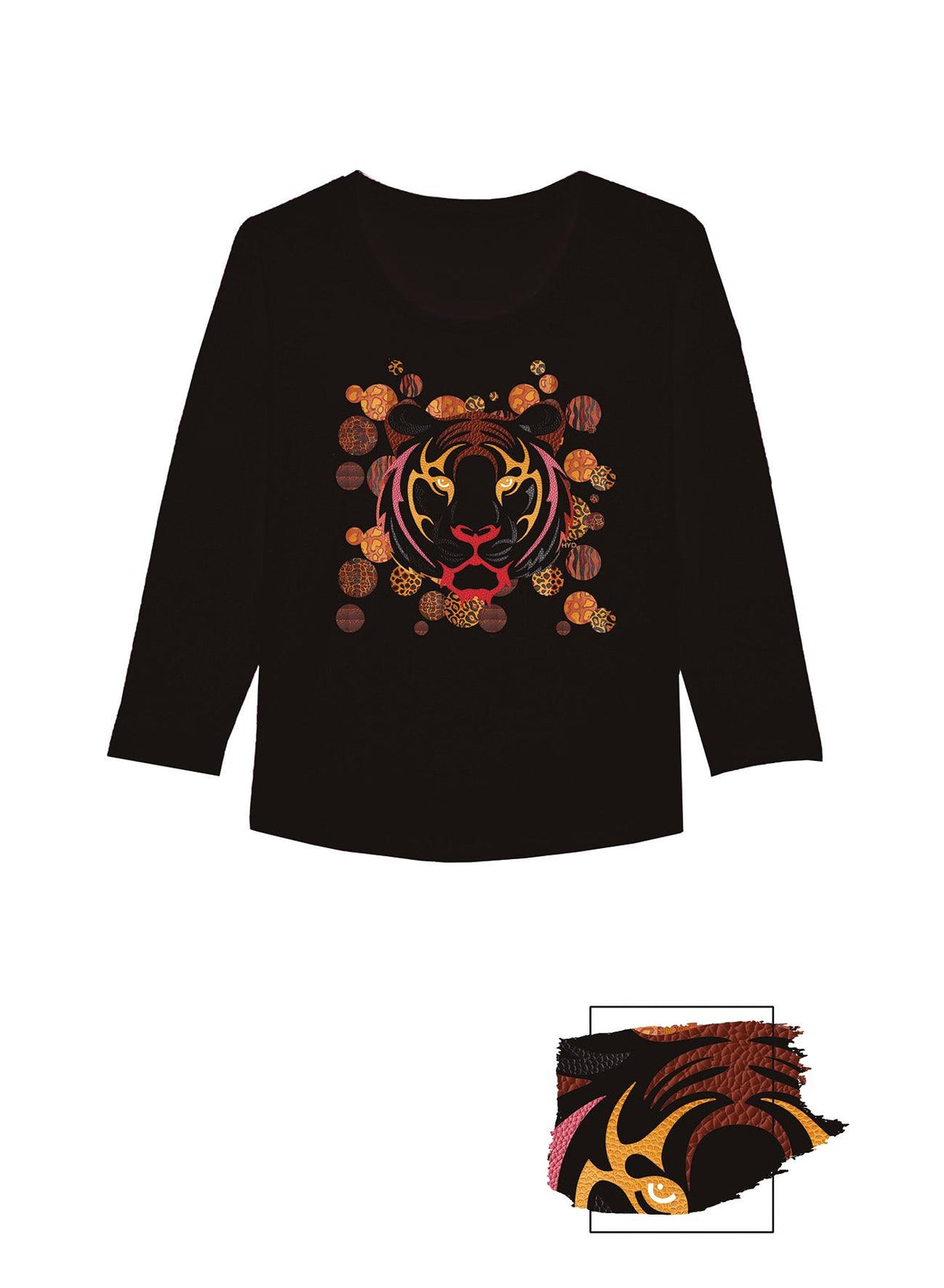 T-shirt TSW Tiger W Black - BEST LUXURY STYLE AND ITALIAN CULTURE