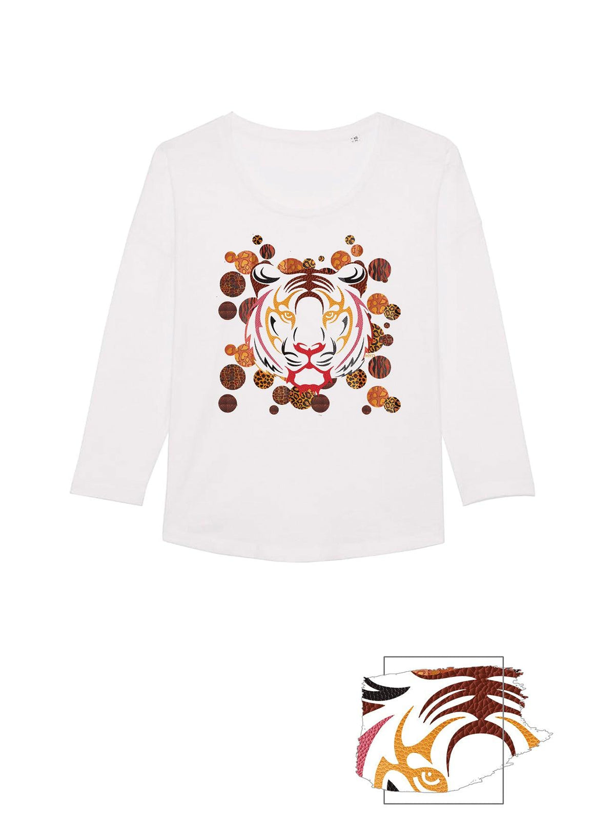 T-shirt TSW Tiger White - BEST LUXURY STYLE AND ITALIAN CULTURE