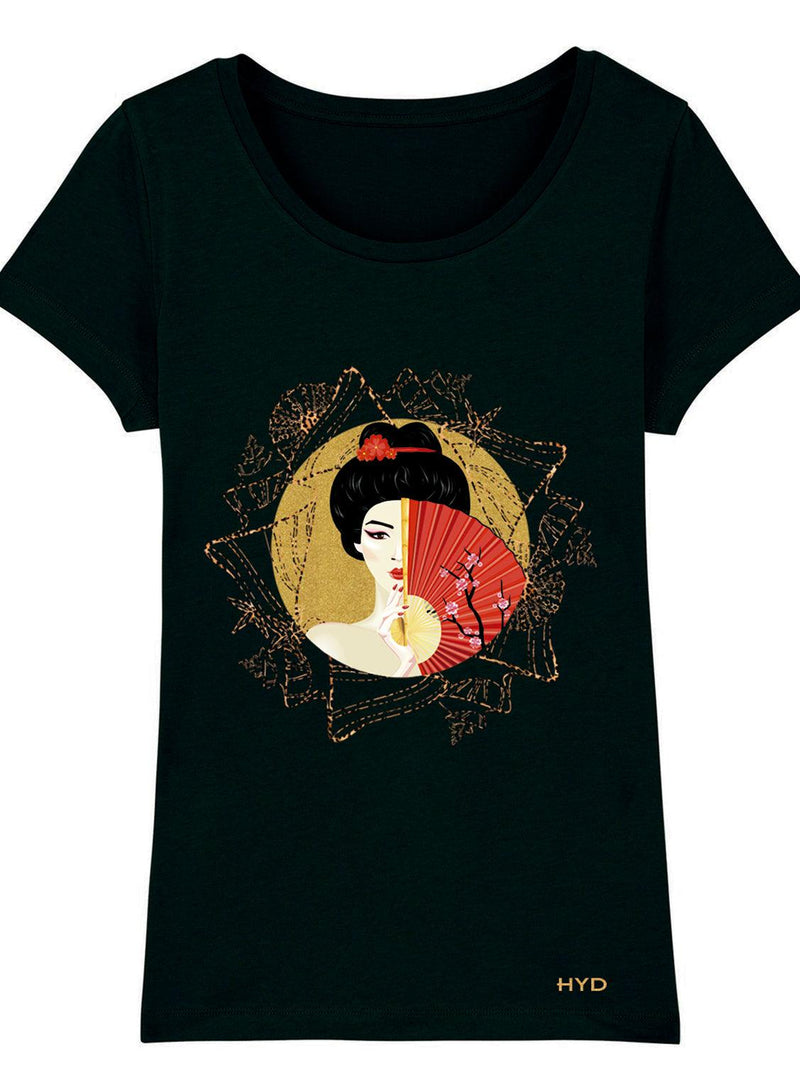 T-shirt TSF Geisha Limited - Black - BEST LUXURY STYLE AND ITALIAN CULTURE